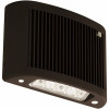 Compass CUSO 32-Watt Integrated LED Black Slim Architectural Emergency Light with Heater