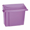 Alpine Industries Purple Durable Plastic Sanitary Napkin Receptacle