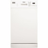 Danby 18 In. White Front Control Smart Dishwasher 120-Volt With Stainless Steel Tub