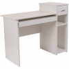 Flash Furniture 42 In. White Rectangular 1 -Drawer Computer Desk With Keyboard Tray