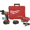 M18 Fuel One-Key 18-Volt Lithium-Ion Brushless Cordless 1/2 In. Drill Driver Kit With Two 5.0 Ah Batteries Hard Case