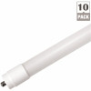 110-Watt Equivalent 42-Watt 8 Ft. T8 Linear Led Bypass Light Bulb Type B Single Pin Cool White 4000K