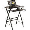 Carnegy Avenue 23.6 In. Rectangular Black Computer Desks With Keyboard Tray