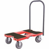Snap-Loc 1,800 Lbs. Capacity Super-Duty Professional E-Track Push Cart Dolly In Red