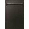 18 In. Compact Black Stainless Steel Top Control Dishwasher With Stainless Steel Tub And Traditional Style Handle, 40Dba
