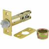 Defiant 6-Way Adjustable Polished Brass Deadlatch