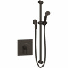 Symmons Duro 1-Handle Wall-Mounted Shower Trim Kit In Matte Black (Valve Not Included)