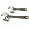 Crescent 6 In. And 10 In. Wide Jaw Adjustable Wrench Set (2-Piece)