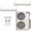 Mrcool Olympus 42,000 Btu 2-Zone 3.5 Ton Ductless Mini-Split Air Conditioner And Heat Pump, 25 Ft. Install Kit - 230V/60Hz