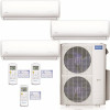 Mrcool Olympus 42,500 Btu 3.5 Ton 3-Zone Ductless Mini-Split Air Conditioner And Heat Pump, 25 Ft. Install Kit - 230V/60Hz