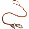 Ergodyne 25 Lbs. Orange And Gray Standard Double-Locking Single Carabiner With Swivel Tool Lanyard