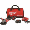 M18 Fuel 18-Volt Lithium-Ion Brushless Cordless 4-1/2 In./6 In. Grinder With Paddle Switch Kit And Two 6.0 Ah Battery