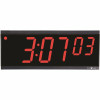 Pyramid Time Systems 4 In. Red Led Numeral Hour/Minute/Second Digital Wall Clock