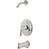 Gerber Viper 1-Handle Tub And Shower Trim Kit In Chrome Without Showerhead With Treysta Cartridge (Valve Not Included)