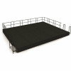 National Public Seating Nps 16 In. X 20 In. Stage Package, 16 In. H Black Carpet Shirred Pleat Black Skirting