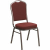 Carnegy Avenue Fabric Stackable Chair in Burgundy 309321268