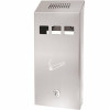 Alpine Industries Stainless Steel Wall-Mounted Cigarette Disposal Tower Outdoor Ashtray