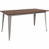 Flash Furniture Silver Dining Table