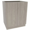 Cambridge Ready To Assemble Threespine 27 In. X 34.5 In. X 24 In. Stock Base Cabinet In Grey Nordic