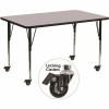 Flash Furniture Gray Kids Table 309693469