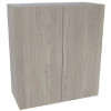 Cambridge Ready To Assemble Threespine 30 In. X 36 In. X 12 In. Stock Wall Cabinet In Grey Nordic