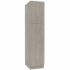 Cambridge Ready To Assemble Threespine 18 In. X 90 In. X 24 In. Stock Pantry Cabinet In Grey Nordic