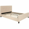 Flash Furniture Beige Full Platform Bed