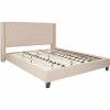 Carnegy Avenue Beige King Platform Bed - 309797690