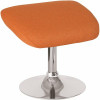 Carnegy Avenue Orange Fabric Ottoman