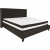 Flash Furniture Black King Platform Bed And Mattress Set - 309891071