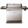 Dyna-Glo Premier 5-Burner Propane Gas Grill In Stainless Steel With Side Burner