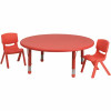 Carnegy Avenue Red 3-Piece Table And Chair Set - 309966924