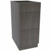 Cambridge Ready To Assemble Threespine 12 In. X 34.5 In. X 21 In. Stock Drawer Base Cabinet In Carbon Marine