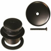 Westbrass 1-1/2 In. Npsm Tip Toe Tub Trim Set With 1-Hole Overflow Faceplate In Oil Rubbed Bronze