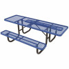 Everest 8 Ft. Blue Double-Sided Ada Heavy-Duty Picnic Table
