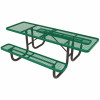 Everest 8 Ft. Green Double-Sided Ada Heavy-Duty Picnic Table