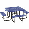 Everest 46 In. Blue Square Picnic Table