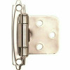 Anvil Mark 1-1/2 In. Satin Nickel Cabinet Hinge (10-Pack) - 310331300