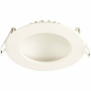 Ultra Low Glare Integrated LED 6 in Round Adj Color Temp Canless Recessed Light for Kitchen Bath Living rooms, White