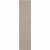 Foss Peel And Stick Taupe High Low Planks 9 In. X 36 In. Commercial/Residential Carpet (16-Tile / Case)