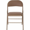 Flash Furniture Beige Metal Folding Chair (4-Pack) - 311175220