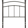 Carnegy Avenue Black Twin Headboard Slat Design