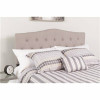 Carnegy Avenue Light Gray Full Headboard Panel Design 311226678