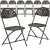 Carnegy Avenue Black Metal Folding Chair (Set of 8)