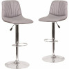Carnegy Avenue 33.25 in. Gray Bar stool (Set of 2)
