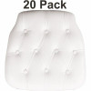 Carnegy Avenue White Chair Pad (Set Of 20)