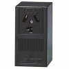 Leviton 30 Amp Surface Mount Power Single Outlet, Black