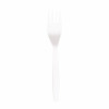 Nutri-Bon Distribution Co., Inc. Medium Weight White Polypropylene Fork (1000 Per Case)