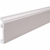 9/16 In. X 3-1/4 In. X 144 In. White Pvc Snap On Baseboards Coronado Moulding (12-Piece Box 144 In.) 35 Cartons Pallet