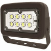 120-Volt To 277-Volt Yoke Line Voltage Bronze Outdoor Integrated Led Medium Landscape Flood Light, Selectable - 312444735